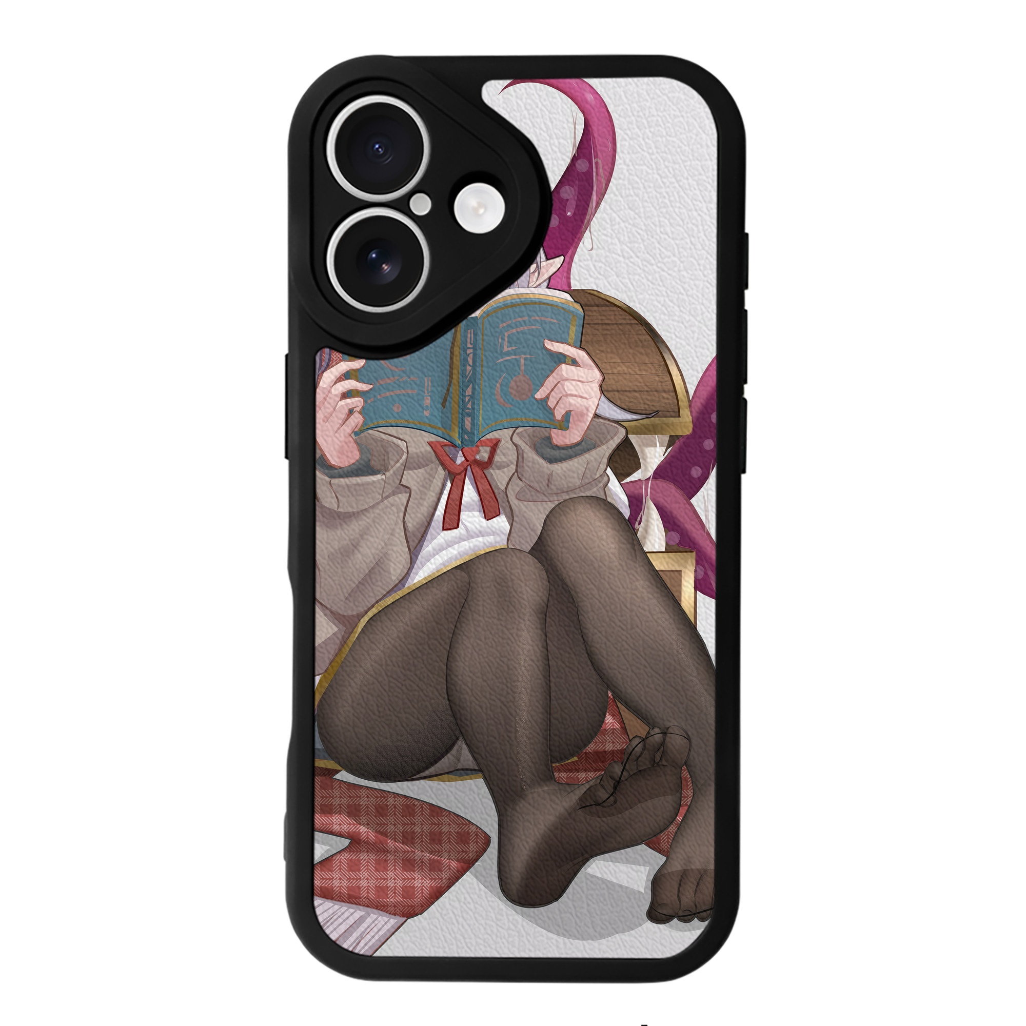 （画像用） 葬送のフリーレン Frieren 【iPhone 16シリーズ対応】シリコンスマホケース（レザー調） 材質：シリコン